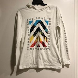 Lightweight hooded shirt